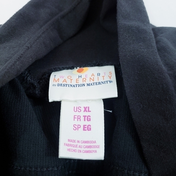 NWT Two Hearts Maternity Corduroy Bootcut Pants Dark Grey XL - Picture 9 of 10